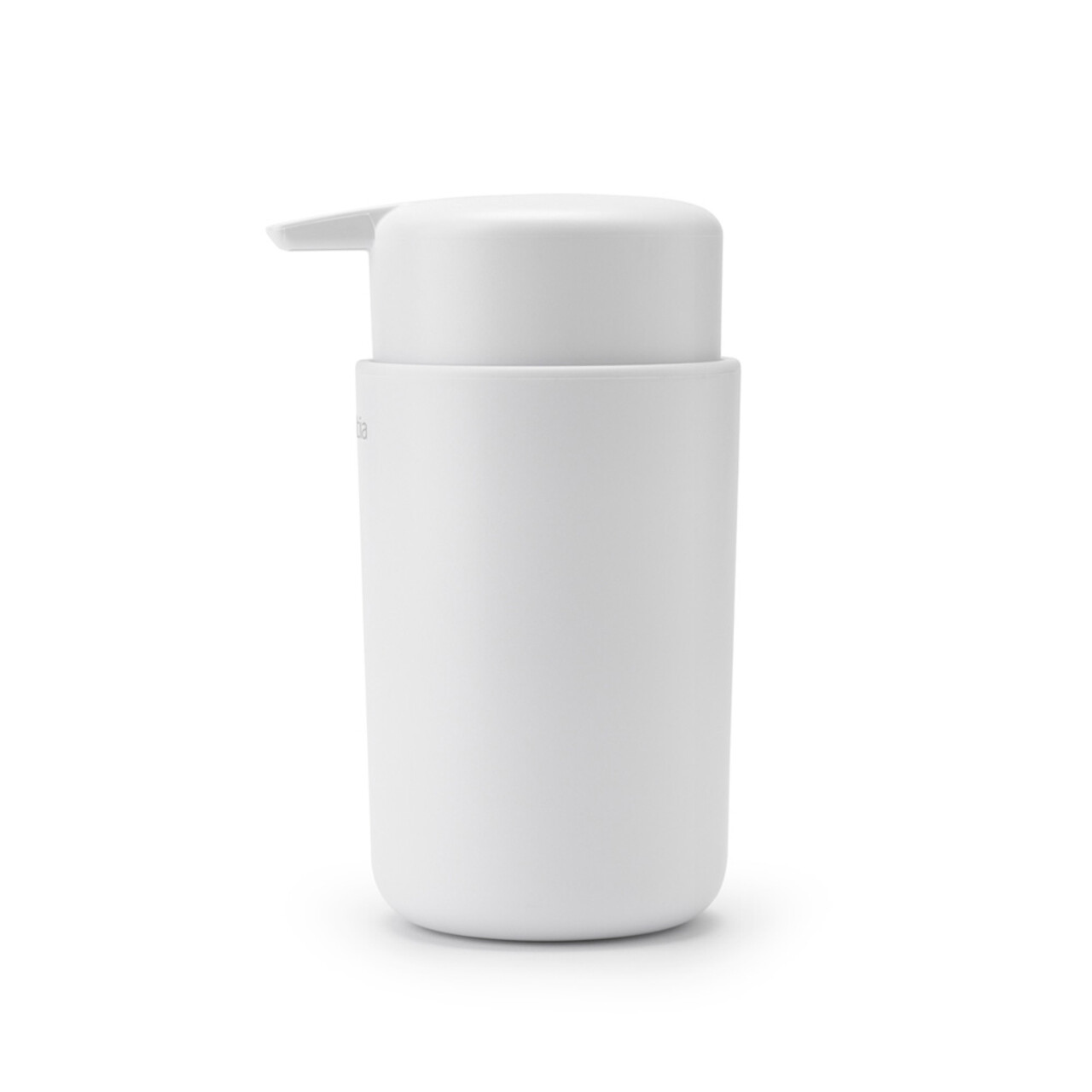 Dispenser sapun lichid, Brabantia, White, 9.2x7.6x14.3 cm, 250 ml, polipropilena, alb - imagine 4